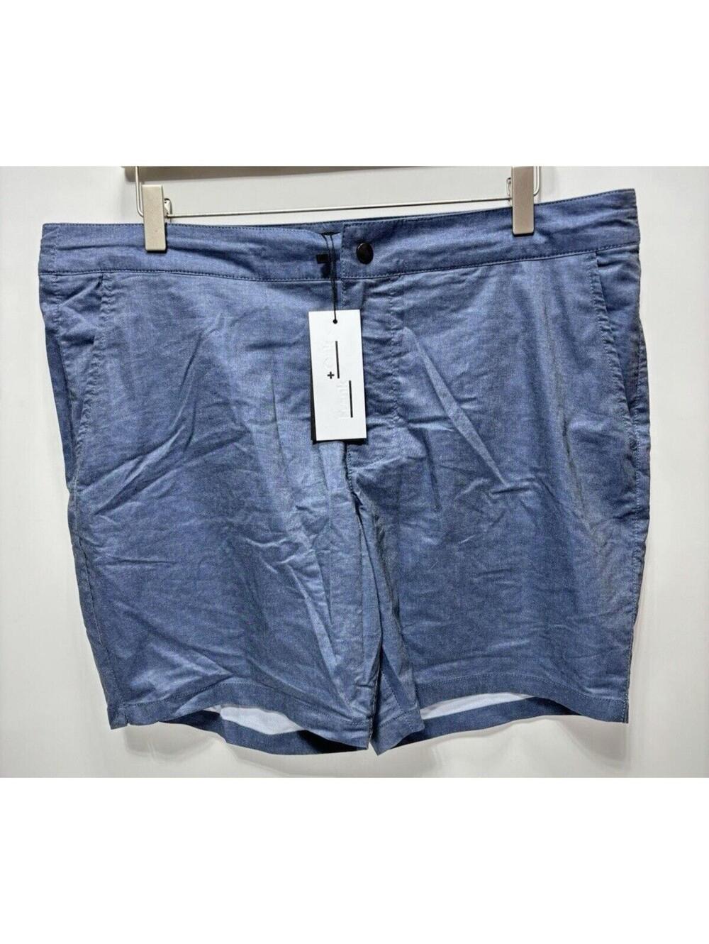 Frank & Oak Men's Large Swimming Trunks Swim Shorts Blue